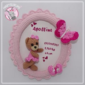 Cadre de naissance Fille