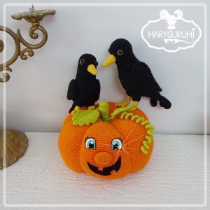 Citrouille et merles