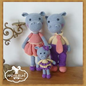 Famille Kululu - les hippopotames