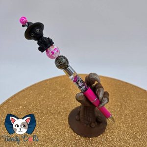 Stylos Halloween chat rose