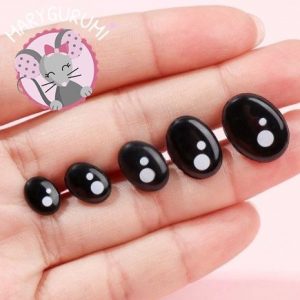 10 Yeux de sécurité KAWAI ovales