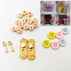 Accessoires - 3 petits cochons